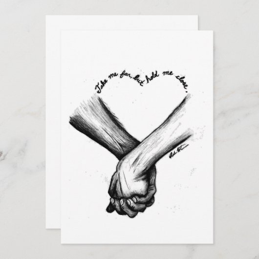 Faire-part de mariage (Devant / Derrière)