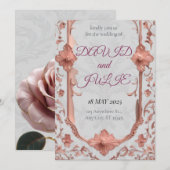 FAIRE-PART DE MARIAGE (Devant / Derrière)