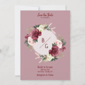 faire-part de mariage (Dos)