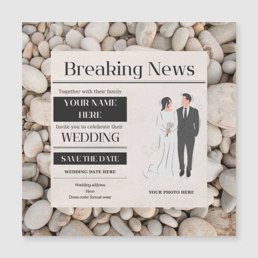 faire-part de mariage (Devant)