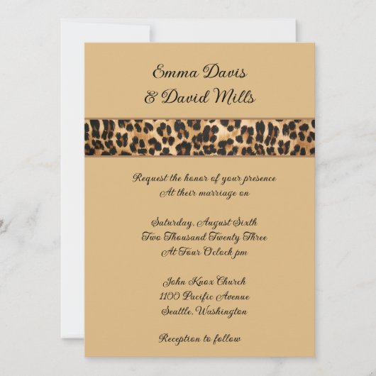 Faire-part de mariage (Devant)