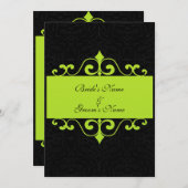 Faire-part de mariage (Devant / Derrière)