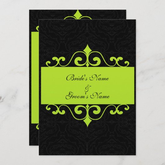 Faire-part de mariage (Devant / Derrière)