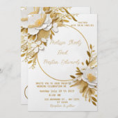 faire-part de mariage (Devant / Derrière)