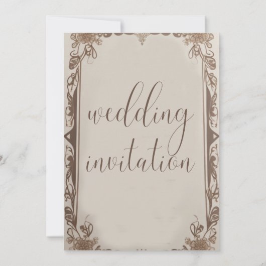 faire-part de mariage (Dos)