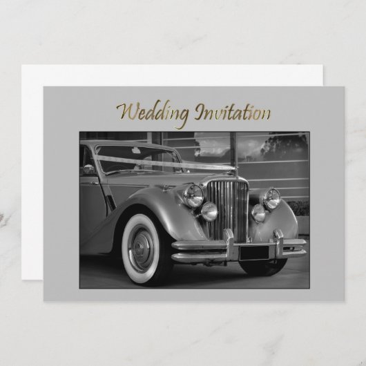 Faire-part de mariage (Devant / Derrière)