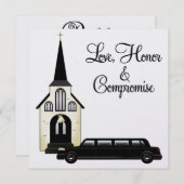 Faire-part de mariage (Devant / Derrière)