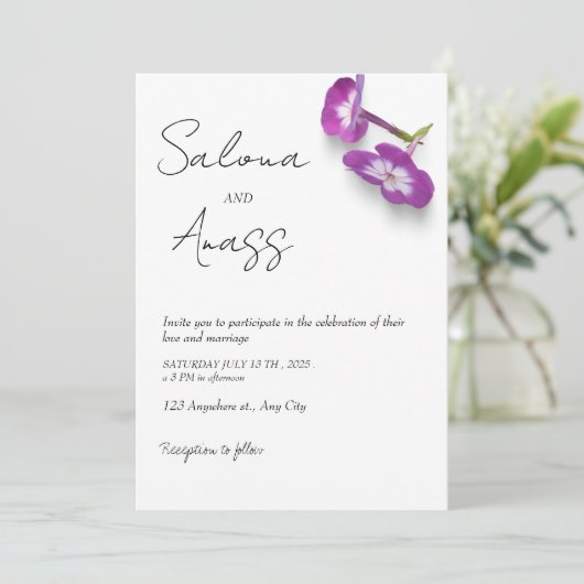 Faire-part de mariage (Debout devant)