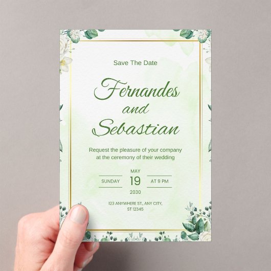 Faire-part de mariage (In situ (ordinateur de poche))