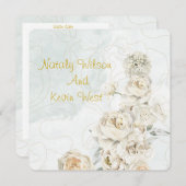 faire-part de mariage (Devant / Derrière)