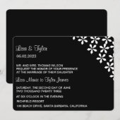 Faire-part de mariage (Devant / Derrière)