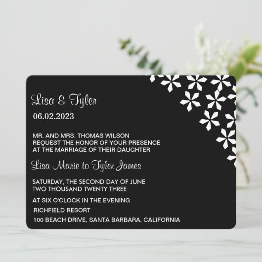 Faire-part de mariage (Debout devant)