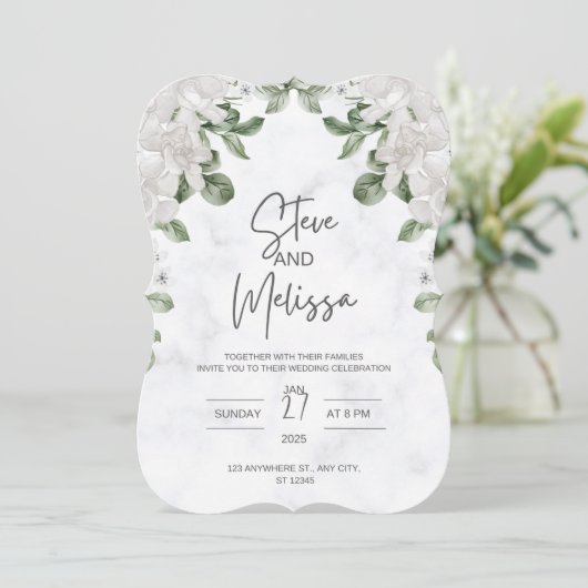 Faire-part de mariage (Debout devant)