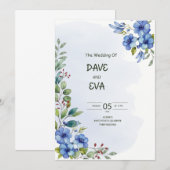 Faire-part de mariage (Devant / Derrière)