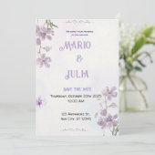 Faire-part de mariage (Debout devant)