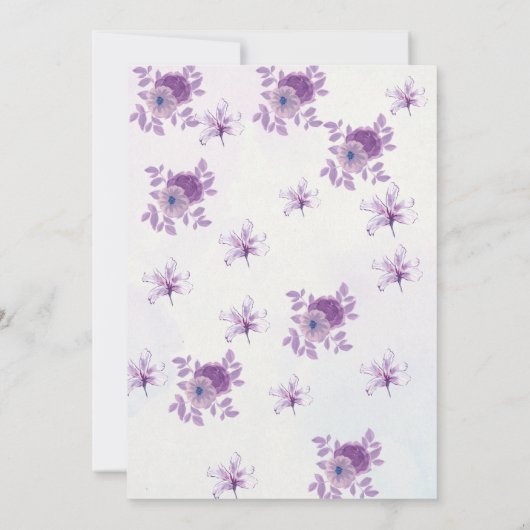 Faire-part de mariage (Dos)