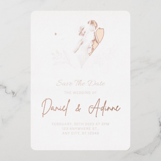 Faire-part de mariage (Recto)