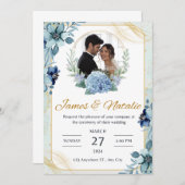 Faire-part de mariage (Devant / Derrière)