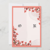 faire-part de mariage (Dos)