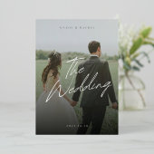 faire-part de mariage (Debout devant)