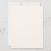 Faire-part de mariage (Dos)