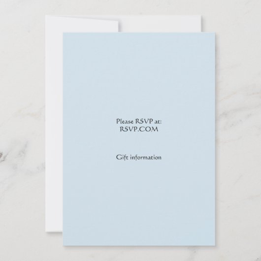 Faire-part de mariage (Dos)