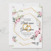 faire-part de mariage (Devant)