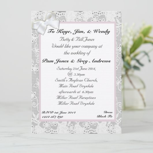 Faire-part de mariage (Debout devant)