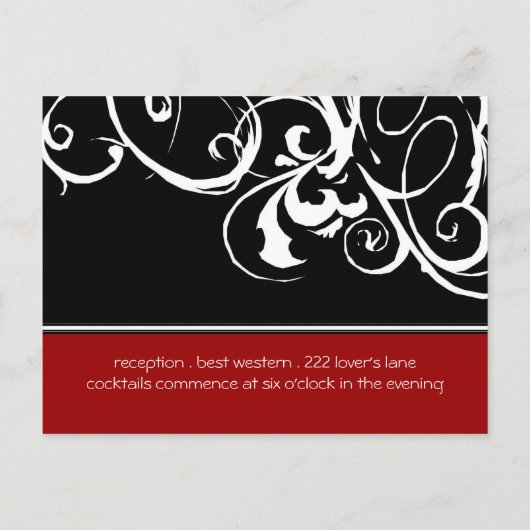 Faire-part de mariage (Dos)