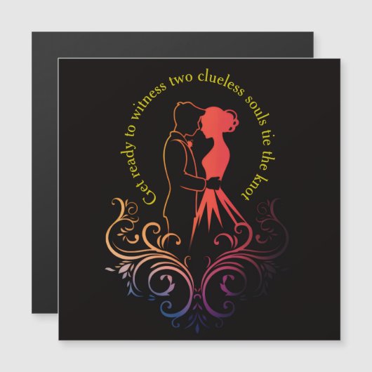 Faire-part de mariage (Devant / Derrière)