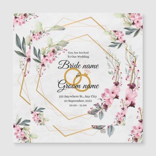 faire-part de mariage (Devant)