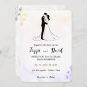 Faire-part de mariage (Devant / Derrière)