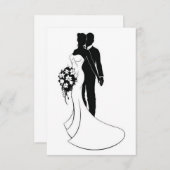 Faire-part de mariage (Devant / Derrière)