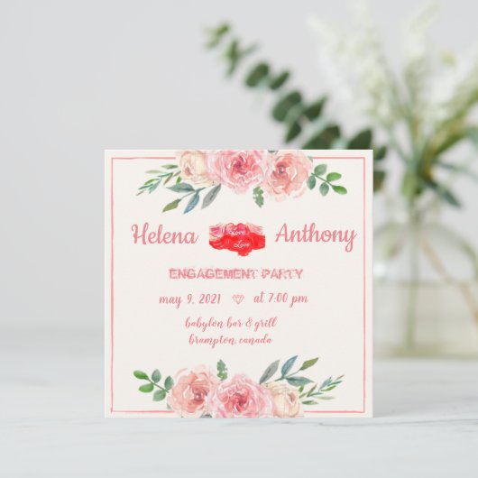 faire-part de mariage (Debout devant)