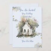 Faire-part de mariage (Devant / Derrière)