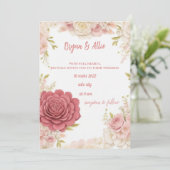 faire-part de mariage (Debout devant)