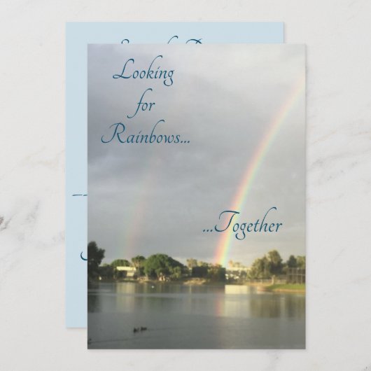 Faire-part de mariage (Devant / Derrière)