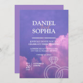 Faire-part de mariage (Devant / Derrière)