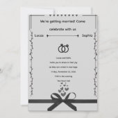 Faire-part de mariage (Devant)
