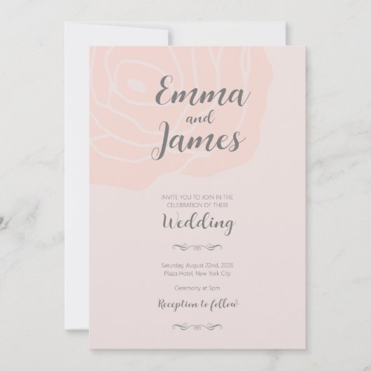 Faire-part de mariage (Devant)