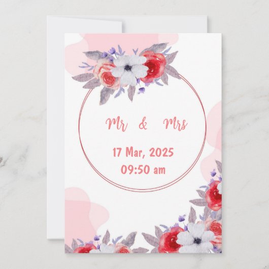Faire-part de mariage (Devant)