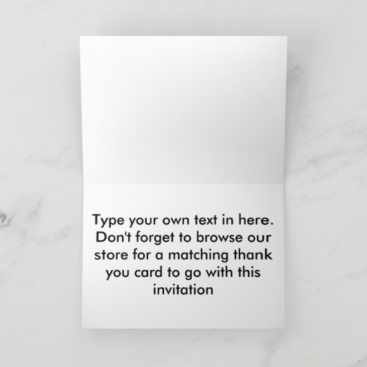 Faire-part de mariage (Intérieur)