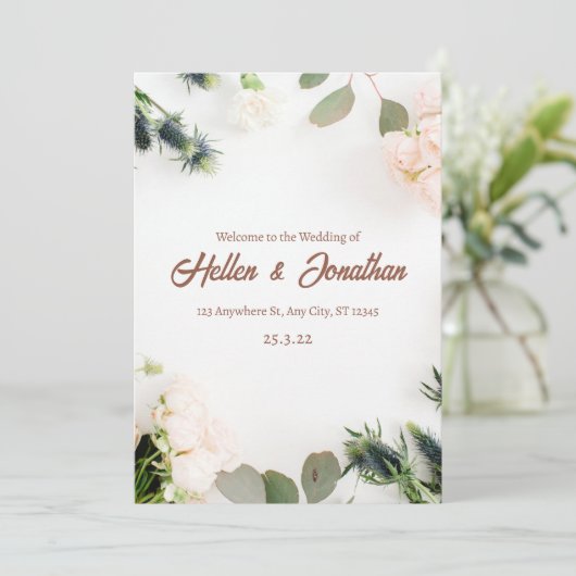 Faire-part de mariage (Debout devant)