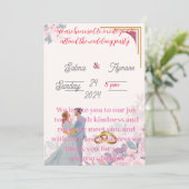 faire-part de mariage (Debout devant)