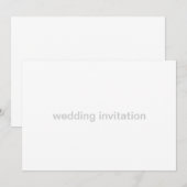 faire-part de mariage (Devant / Derrière)