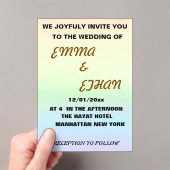Faire-part de mariage (In situ (ordinateur de poche))