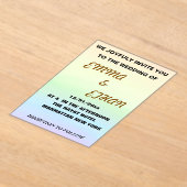 Faire-part de mariage (Poser)