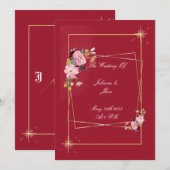 faire-part de mariage (Devant / Derrière)