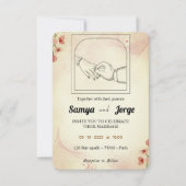 Faire-part de mariage (Devant)