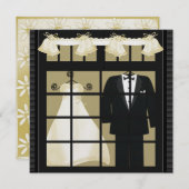 Faire-part de mariage (Devant / Derrière)